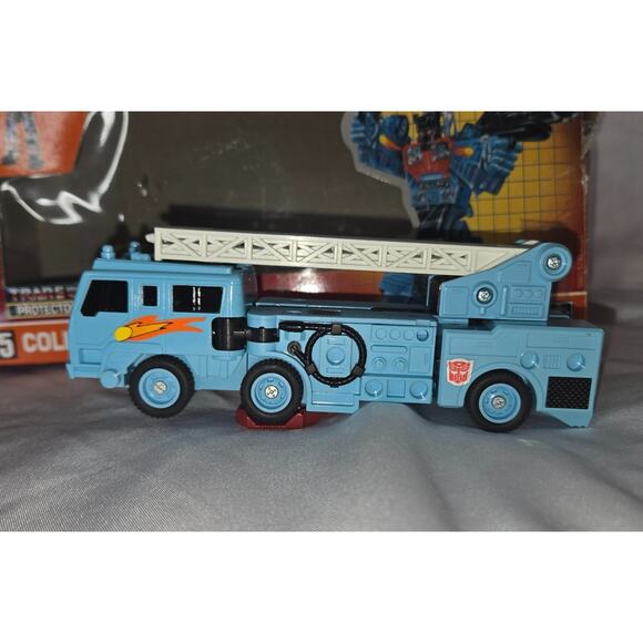 Transformers Original G1 1986 Protectobot Hot Spot Complete Box Manual Decoder - Picture 15 of 16